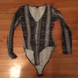 COPY - Snake print body suit